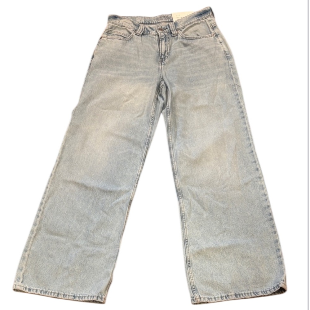 Arizona Jean Company Light Blue Slouchy Wide Leg Jeans